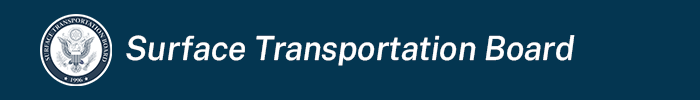 Surface Transportation Board banner graphic