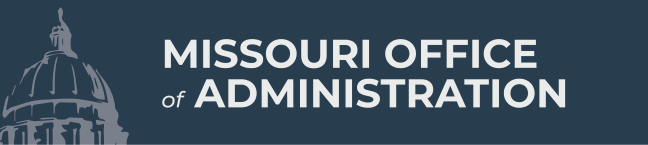 Missouri Office of Administration banner