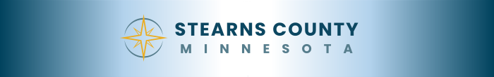 Stearns County Minnesota Dark Blue Banner