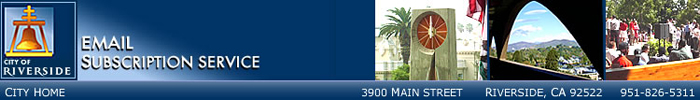 City of Riverside Banner