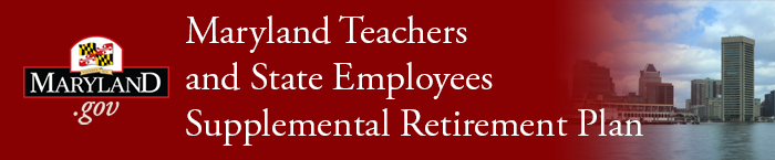 Maryland Teacher and State Employees Supplemental Retirement Plan banner