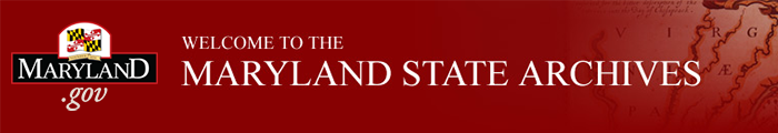 Maryland State Archives banner
