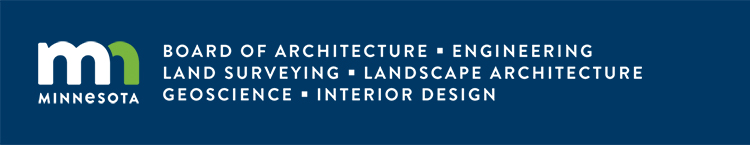 Minnesota Board of Architecture, Engineering, Land Surveying, Landscape Architecture, Geoscience and Interior Design