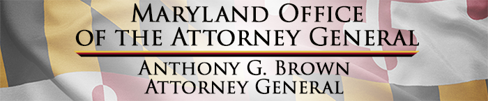 Anthony G. Brown Maryland Attorney General