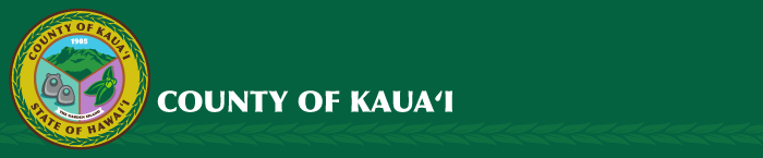 County of Kaua'i Hawai'i banner