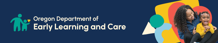 Oregon Department of Early Learning banner graphic