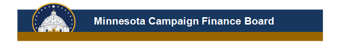 Minnesota Campaign Finance Board banner graphic