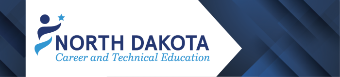 North Dakota Department of Career and Technical Education banner graphic