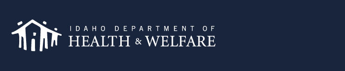 Idaho Department of Health and Welfare banner