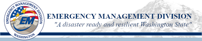 Washington Emergency Management Division banner - A disaster ready and resilient Washington State